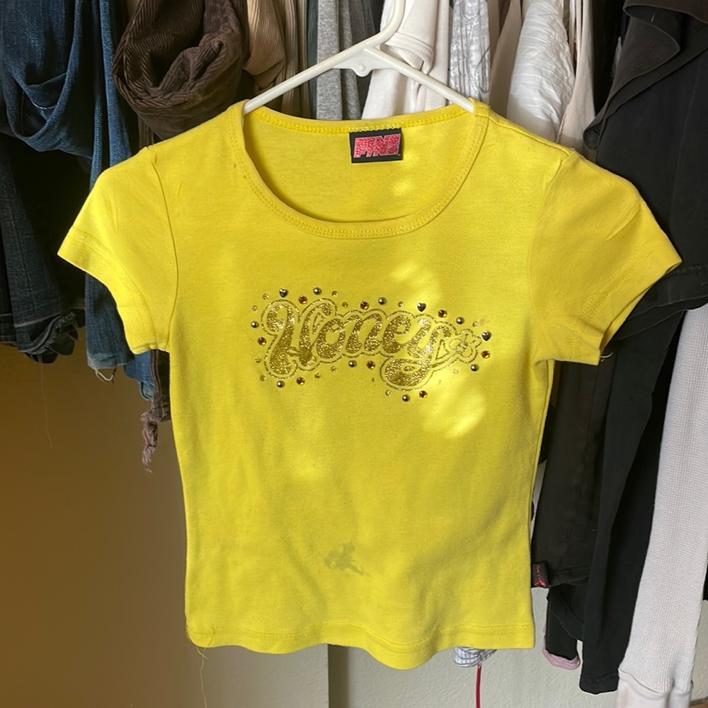 Honey 90s 2000s Y2K baby tee